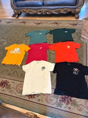 Vans Kids Short Sleeve Tees - Orange, Red, Green, Teal, White, Black